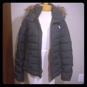 Cute Puffy Gray Coat